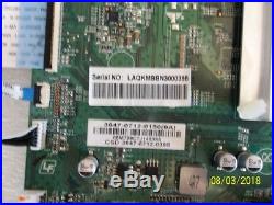 (1) Vizio M470SL main board 3647-0712-0150 (9A) with flat connectors s/n LAQKMBBN