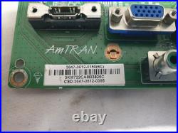 3647-0612-0150 (0171-2271-4356) Vizio E471VLE Main Board Working Tested M26