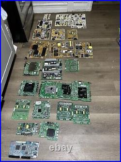 Lot Of 24 Tv Circuit Boards main board /driver Boards/power Boards