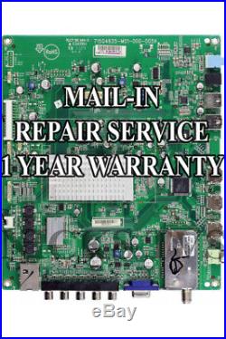 Mail-in Repair Service For Vizio M320SR Main Board 1 Year Warranty