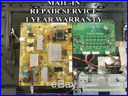 Premium Mail-in Repair Service For Vizio M552I-B2 Power Supply 1 YEAR WARRANTY