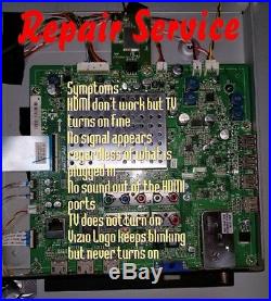 Repair Service VIZIO XVT553SV MAIN BOARD 3655-0122-0150