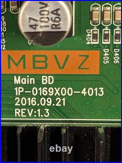 TESTED! Vizio Main Bd 1P-0169X00-4013 0180CAS08E00 674 Y8387674S E75-E3