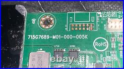 VIZIO D50U-D1 Main Board 715G7689-M01-000-005K GXGCB0QK017030X