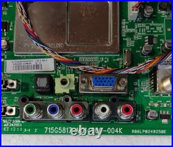 VIZIO E291-A1 TV Main Board 715G5817-M01-000-004K with Cables and button Board