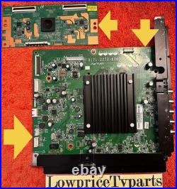 VIZIO E65-E0 Main /T-con Boards 3665-0412-0150(3D), 15Y FU11BPCMTA4V0.4
