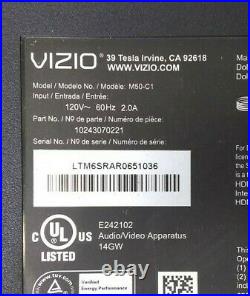 VIZIO M50-C1 Main Board 715G7288-M0C-000-005K, XFCB0QK001020X, WiFi, Button etc