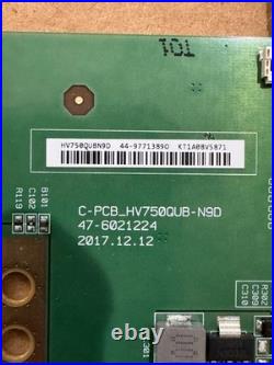 VIZIO V755-H4 75 Main Board, Power Supply Board, T con Board and Speakers