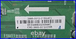 Vizio 65 IN. TV XVT3D650SV Main Board 0171-2272-3544 3665-0012-0150