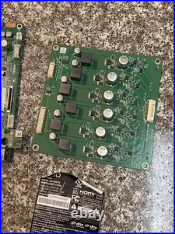 Vizio D650i-B2 Main Board complete int parts recovery out working crack unit