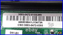 Vizio D65-E0 Main Board 0171-2272-6653 / 3665-0472-0150