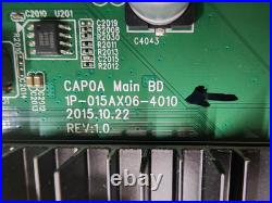 Vizio E65U-D3 (LFTIUHAS) Main Board Y8387138S, 1P-015AX06-4010, 0160CAP0AE00 Vizio E65U-D3 (LFTIUHAS) Main Board Y8387138S, 1P-015AX06-4010, 0160CAP0AE00