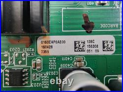 Vizio E65u-D3 (LFTIUHAS) Main Board 0160CAP0AE00, 1P-015AX06-4010, Y8387138S