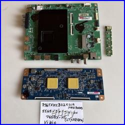 Vizio OEM Main 756TXKCB02K019 & T-Con Board Model P65QX-H1 Version LTYAZQKW