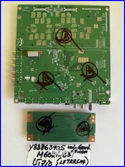 Vizio OEM Main Board Y8386392S -T Con RUNTK5489TP Model M602i-B3Version LFTRRCAQ