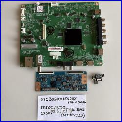 Vizio OEM Main XICB02K015020X & T-Con Board Model D50F-F1 Version LTMWVTLU