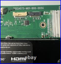 Vizio PX75-G1 Main Board 715GA075-M01-B00-005G Tested OEM