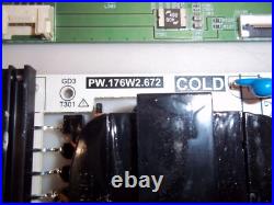 Vizio V755-G4 SERIAL (LBNFQQAV) MAIN BOARD POWER T-CON KIT T. MT5597. U767