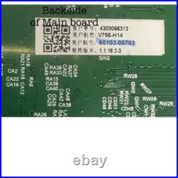 Vizio V755-H14/V755-H4 TV Board Kit 60103-00703 / 60101-03808 / HV750QUBN9D